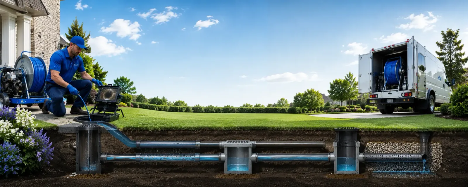 Outdoor drain cleaning information for Monroe, OH