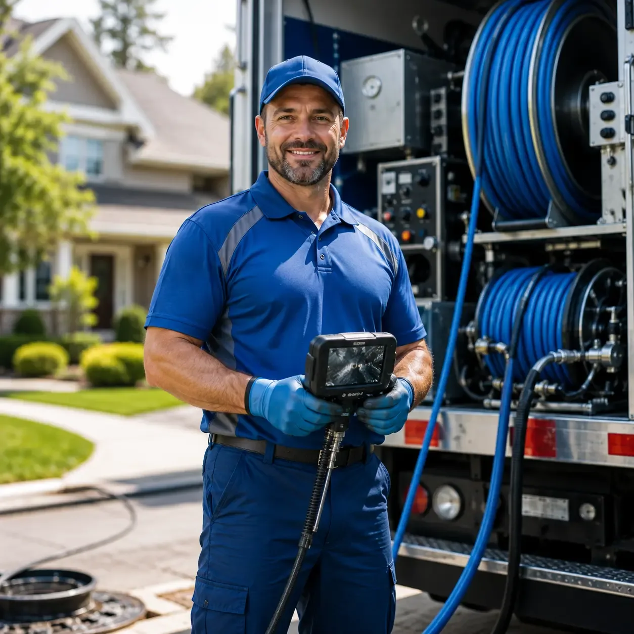 Local outdoor drain cleaning specialists in Monroe, OH